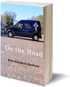 Blank white book w/path