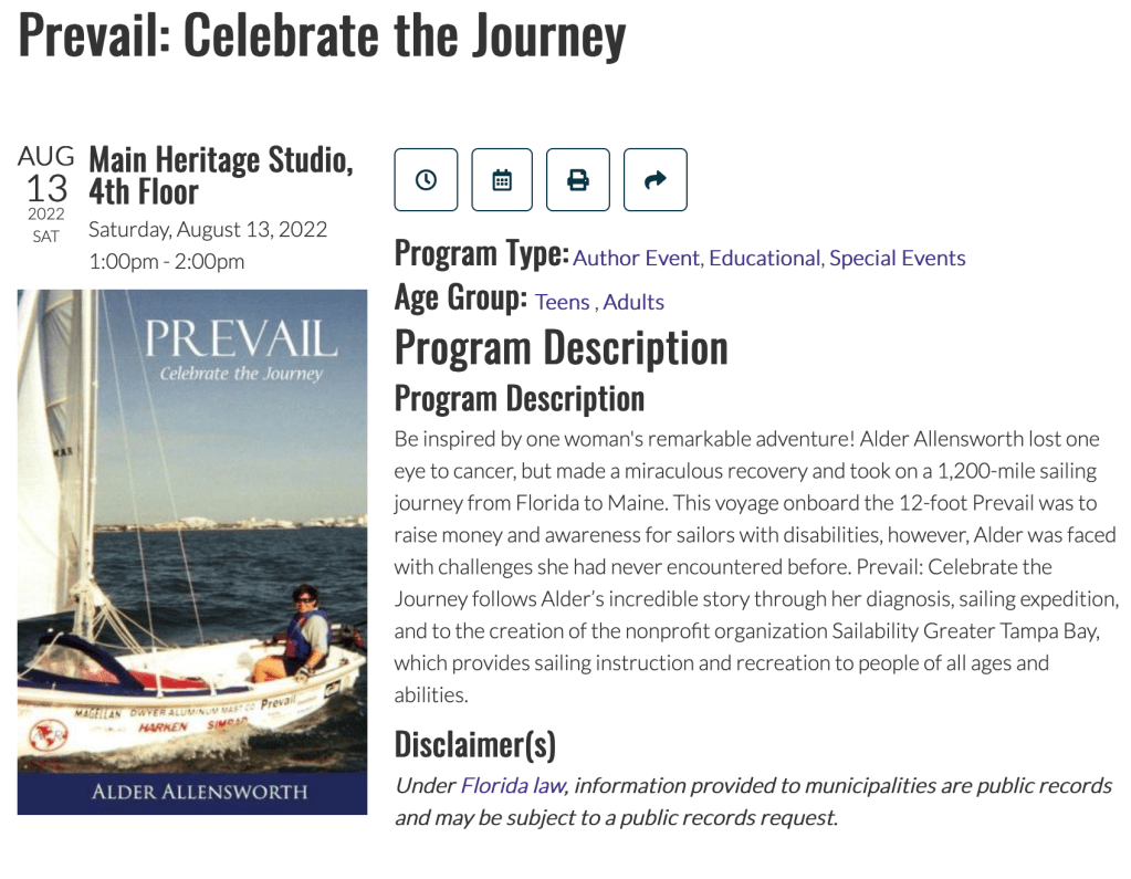 Alder Allensworth book signing